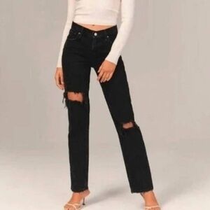 Abercrombie & Fitch 90’s Straight Low Rise Jean